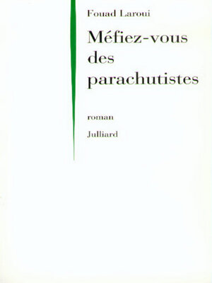 cover image of Méfiez-vous des parachutistes